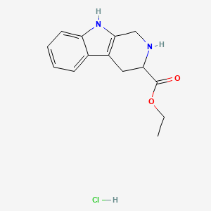 molecular formula C14H17ClN2O2 B1310355 2,3,4,9-四氢-1H-β-咔啉-3-羧酸乙酯盐酸盐 CAS No. 1098008-23-1
