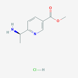 (R)-Methyl 6-(1-aminoethyl)nicotinate hydrochloride