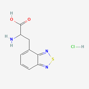 molecular formula C9H10ClN3O2S B1310357 4-(2-氨基-2-羧基乙基)苯并[c]-2,1,3-噻二唑盐酸盐 CAS No. 20032-79-5