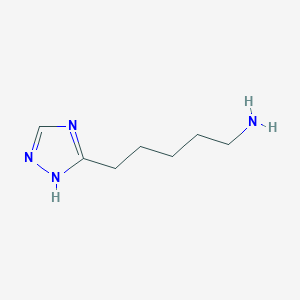 5-(1H-1,2,4-triazol-5-yl)pentan-1-amine