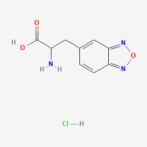 molecular formula C9H10ClN3O3 B1310361 5-(2-氨基-2-羧乙基)苯并[c]呋喃三唑盐酸盐 CAS No. 82183-60-6