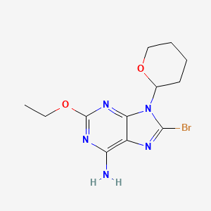 8-Bromo-2-ethoxy-9-(tetrahydro-2H-pyran-2-YL)-9H-purin-6-amine