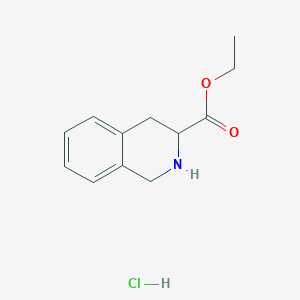molecular formula C12H16ClNO2 B1310367 1,2,3,4-四氢异喹啉-3-羧酸乙酯盐酸盐 CAS No. 57980-74-2