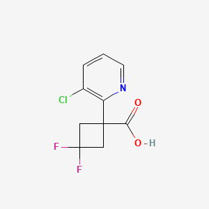 1-(3-Chloropyridin-2-YL)-3,3-difluorocyclobutanecarboxylic acid