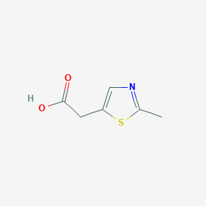 B1310396 (2-Methyl-1,3-thiazol-5-yl)acetic acid CAS No. 52454-65-6
