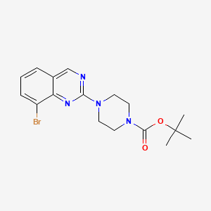 tert-Butyl 4-(8-bromoquinazolin-2-yl)piperazine-1-carboxylate