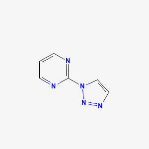 2-(1H-1,2,3-Triazol-1-yl)pyrimidine