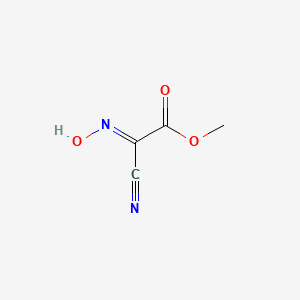 B1310398 Cyano-hydroxyimino-acetic acid methyl ester CAS No. 61295-92-9