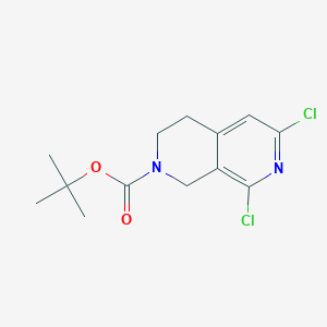 tert-Butyl 6,8-dichloro-3,4-dihydro-2,7-naphthyridine-2(1H)-carboxylate