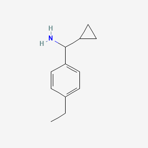 Cyclopropyl(4-ethylphenyl)methanamine