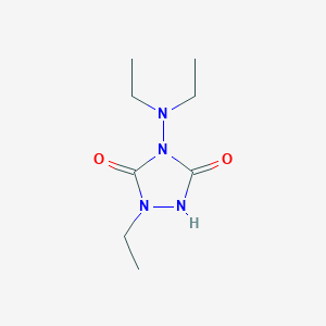 4-(Diethylamino)-1-ethyl-1,2,4-triazolidine-3,5-dione