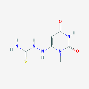 2-(3-Methyl-2,6-dioxo-1,2,3,6-tetrahydropyrimidin-4-yl)hydrazinecarbothioamide