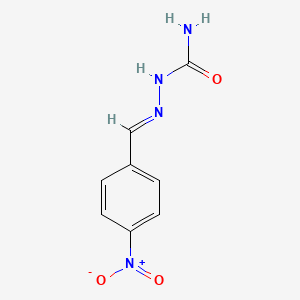 B1310403 (E)-2-(4-nitrobenzylidene)hydrazinecarboxamide CAS No. 5315-87-7