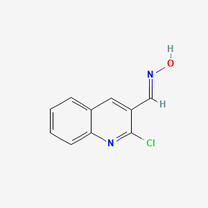 molecular formula C10H7ClN2O B1310404 2-氯-3-喹啉甲醛肟 CAS No. 93299-49-1