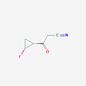 3-[(1R,2R)-2-fluorocyclopropyl]-3-oxopropanenitrile