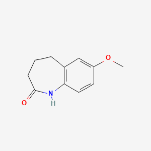 molecular formula C11H13NO2 B1310410 7-甲氧基-4,5-二氢-1H-苯并[b]氮杂卓-2(3H)-酮 CAS No. 22245-89-2