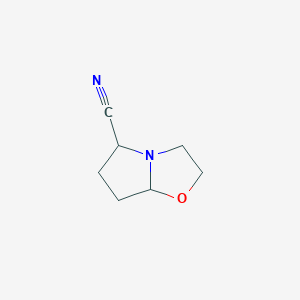 Hexahydropyrrolo[2,1-b]oxazole-5-carbonitrile