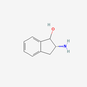 molecular formula C9H11NO B13104127 (2R)-2-Amino-2,3-dihydro-1H-inden-1-OL 