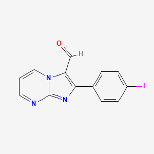 2-(4-Iodophenyl)imidazo[1,2-a]pyrimidine-3-carbaldehyde