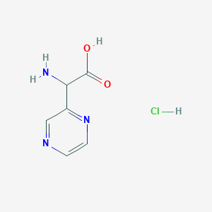 2-Amino-2-(pyrazin-2-yl)acetic acid hydrochloride