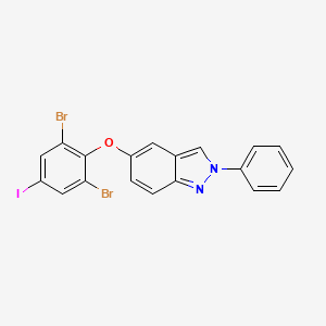 5-(2,6-Dibromo-4-iodophenoxy)-2-phenyl-2H-indazole