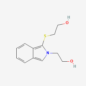 2-{[2-(2-Hydroxyethyl)-2H-isoindol-1-yl]sulfanyl}ethan-1-ol