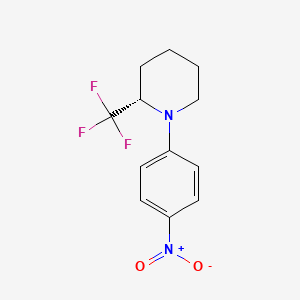 (S)-1-(4-Nitrophenyl)-2-(trifluoromethyl)-piperidine