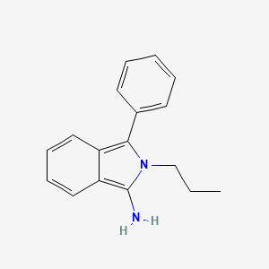 3-Phenyl-2-propyl-2H-isoindol-1-amine