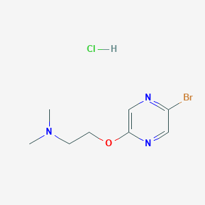 2-((5-Bromopyrazin-2-yl)oxy)-N,N-dimethylethanamine hydrochloride