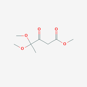 B1310428 Methyl 4,4-dimethoxy-3-oxopentanoate CAS No. 62759-83-5