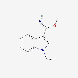 Methyl1-ethyl-1H-indole-3-carbimidate