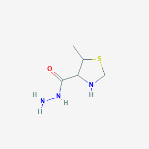 5-Methyl-1,3-thiazolidine-4-carbohydrazide