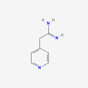 B1310435 2-Pyridin-4-yl-acetamidine CAS No. 885953-93-5