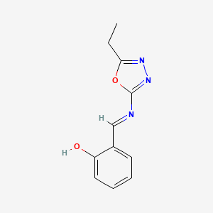 2-(((5-Ethyl-1,3,4-oxadiazol-2-yl)imino)methyl)phenol