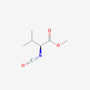 molecular formula C7H11NO3 B1310460 甲基 (S)-(-)-2-异氰酸甲酯-3-甲基丁酸酯 CAS No. 30293-86-8