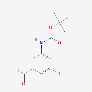 Tert-butyl (3-formyl-5-iodophenyl)carbamate