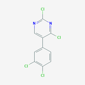 2,4-Dichloro-5-(3,4-dichlorophenyl)pyrimidine