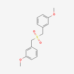 1-Methoxy-3-[(3-methoxyphenyl)methylsulfonylmethyl]benzene