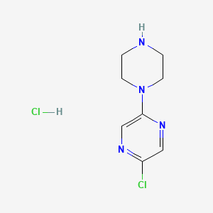 2-Chloro-5-(piperazin-1-yl)pyrazine hydrochloride