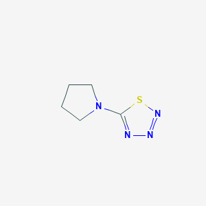 5-(Pyrrolidin-1-yl)-1,2,3,4-thiatriazole