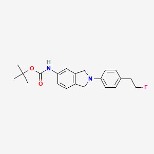 tert-Butyl(2-(4-(2-fluoroethyl)phenyl)isoindolin-5-yl)carbamate