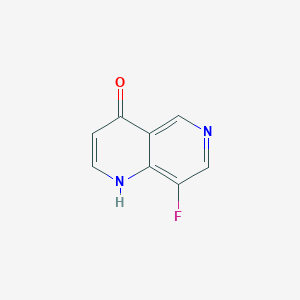 8-Fluoro-1,6-naphthyridin-4(1H)-one