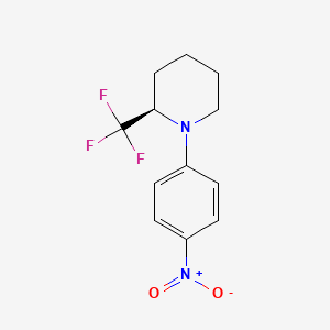 (R)-1-(4-Nitrophenyl)-2-(trifluoromethyl)-piperidine