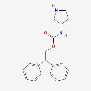 (9H-Fluoren-9-yl)methyl pyrrolidin-3-ylcarbamate