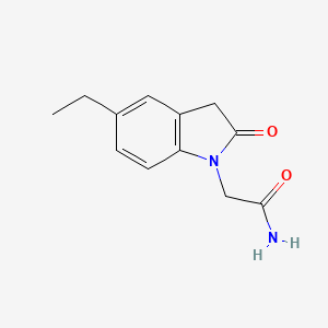 2-(5-Ethyl-2-oxoindolin-1-yl)acetamide