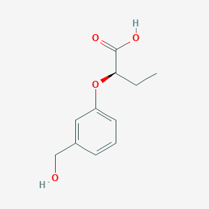 (R)-2-(3-(Hydroxymethyl)phenoxy)butanoic acid