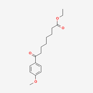 molecular formula C17H24O4 B1310538 Ethyl 8-(4-methoxyphenyl)-8-oxooctanoate CAS No. 362669-41-8