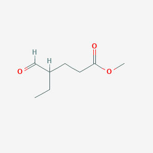 Methyl 4-formylhexanoate