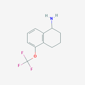 5-(Trifluoromethoxy)-1,2,3,4-tetrahydronaphthalen-1-amine hydrochloride