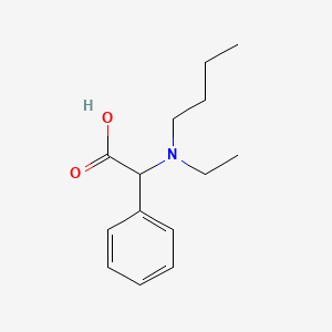 2-[Butyl(ethyl)amino]-2-phenylacetic acid